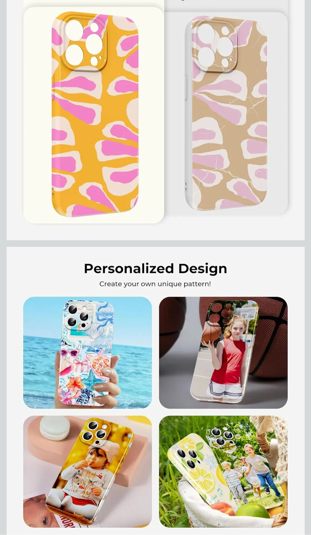 Personalized Sublimation Phone Case – Custom Photo or Design