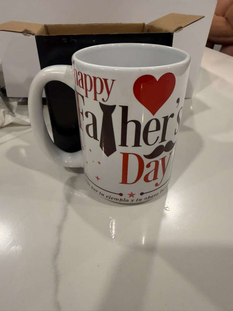 Personalized Father's Day 15 oz Ceramic Mug – Custom Photo Gift for Dad
