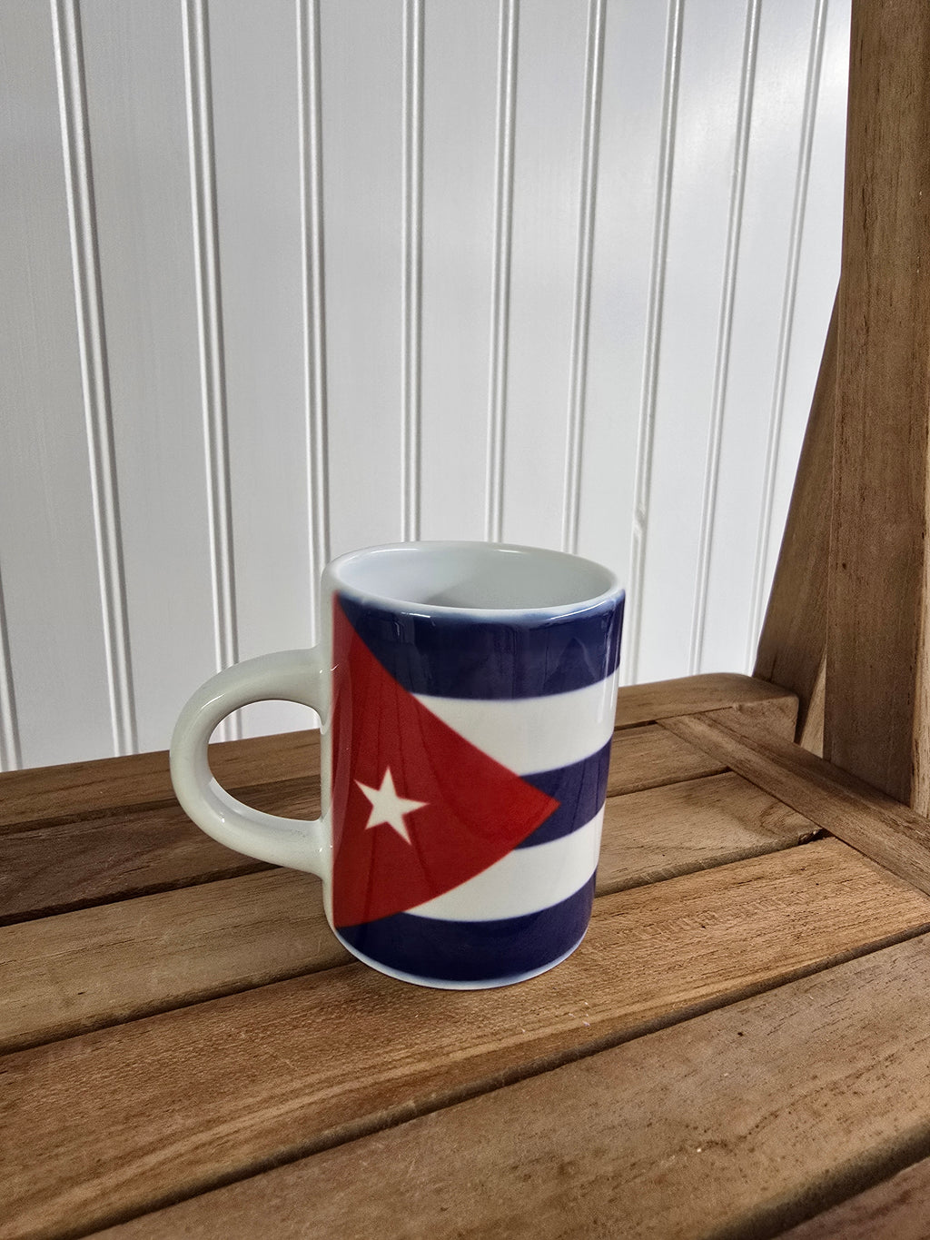 Cuban Flag Espresso Mug Set – 6 Pack 3 oz Ceramic Cups