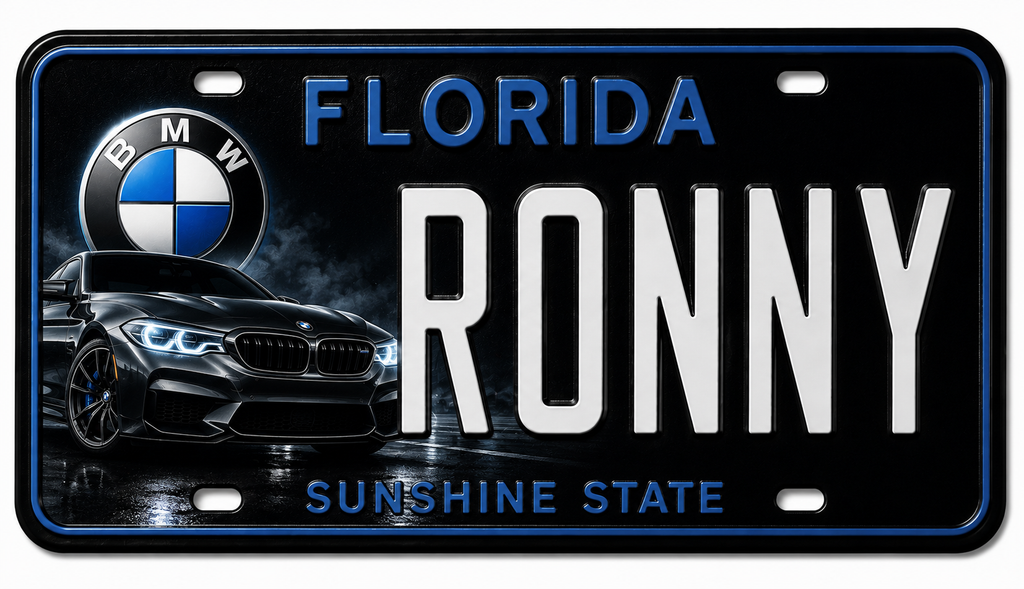Custom License Plate – Personalized Aluminum Car Tag