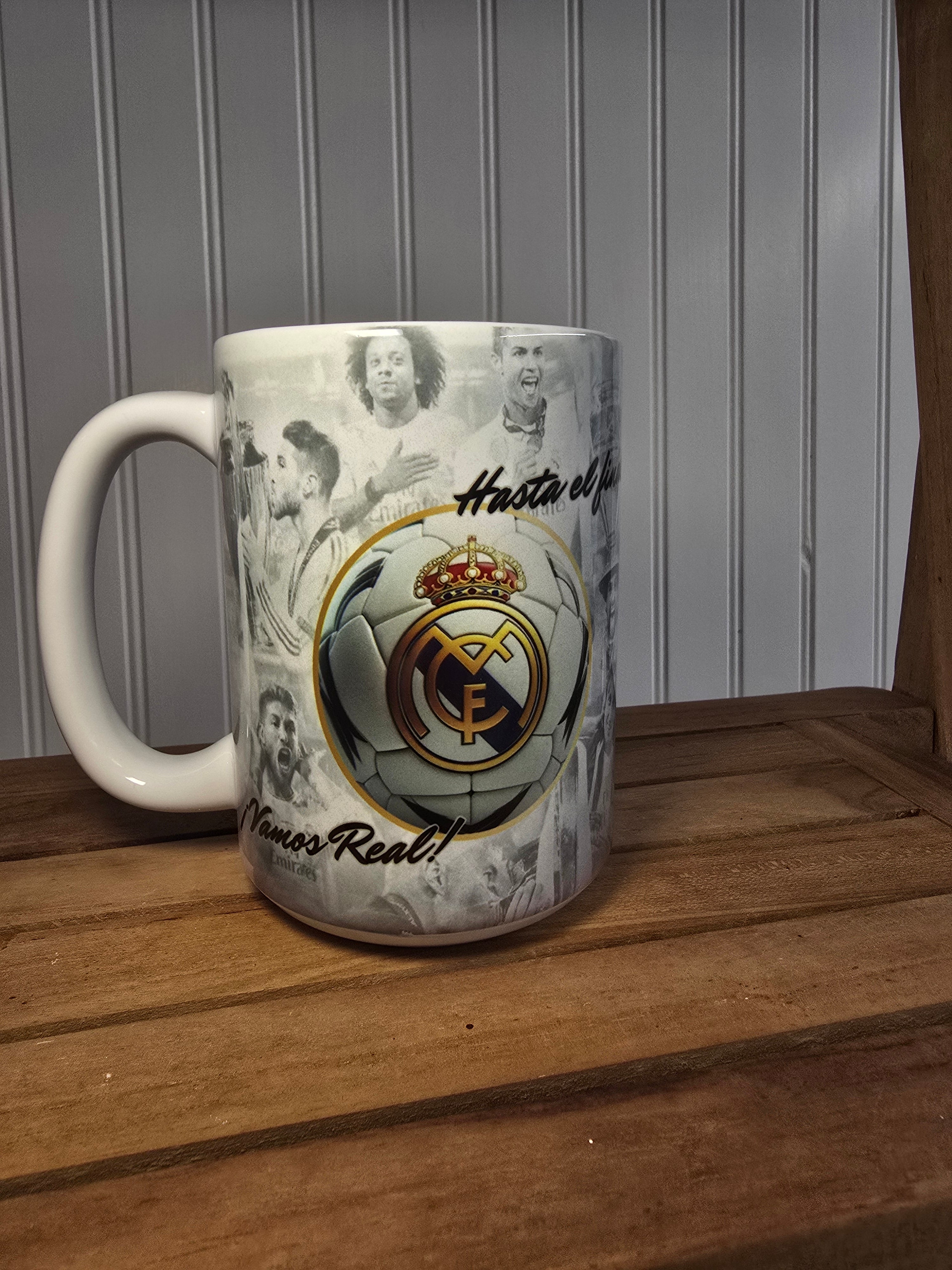 Real Madrid 15 oz Ceramic Coffee Mug – Premium Fan Gift