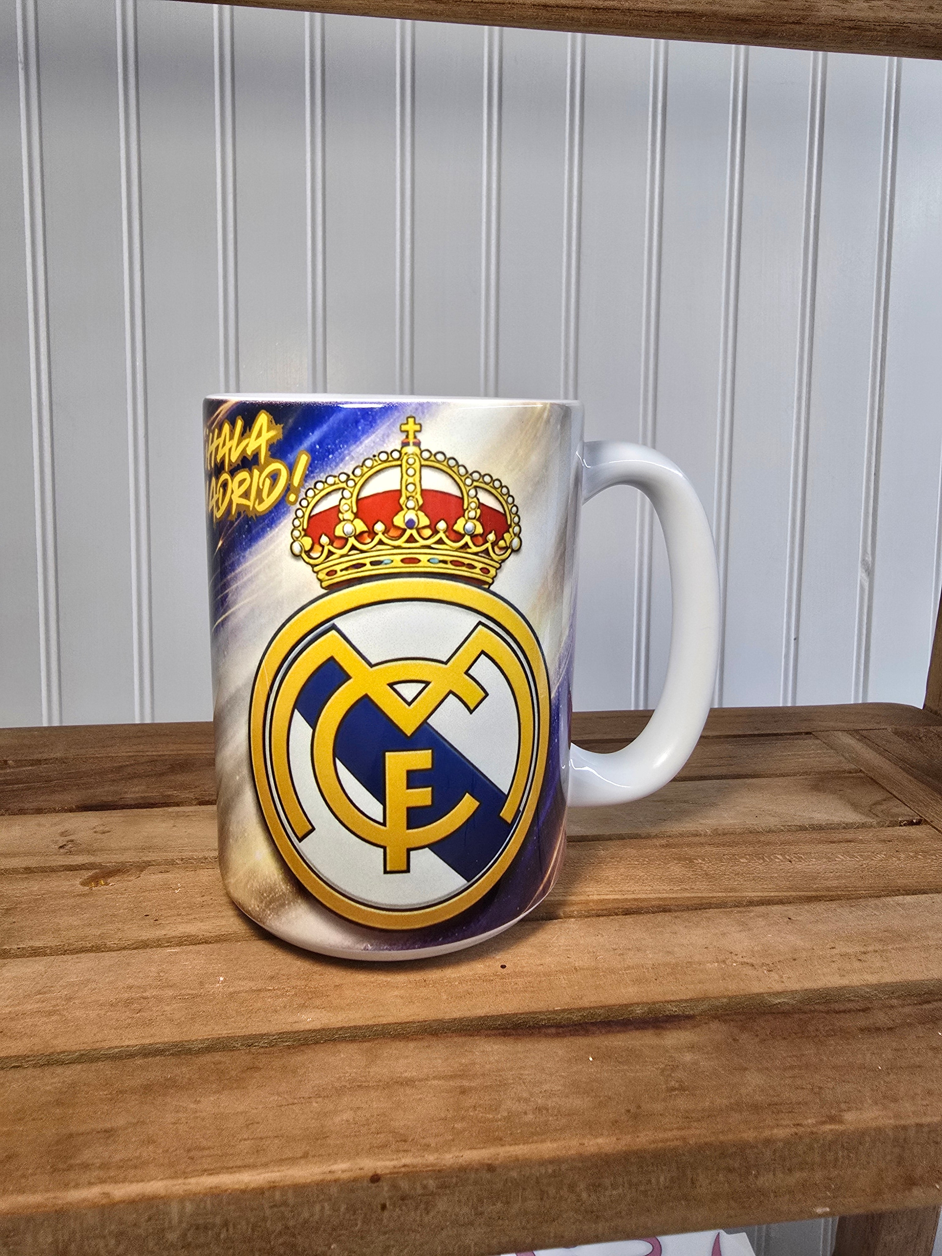Real Madrid 15 oz Ceramic Coffee Mug – Premium Fan Gift