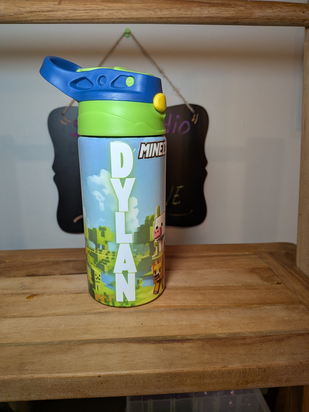 Personalized Kids 12 oz Tumbler with Straw